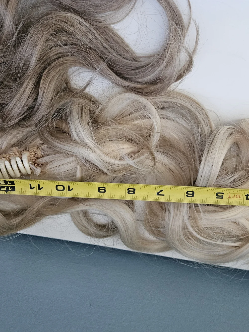 Blended Ash Blonde & Light Brown Clip-In Hair Extension